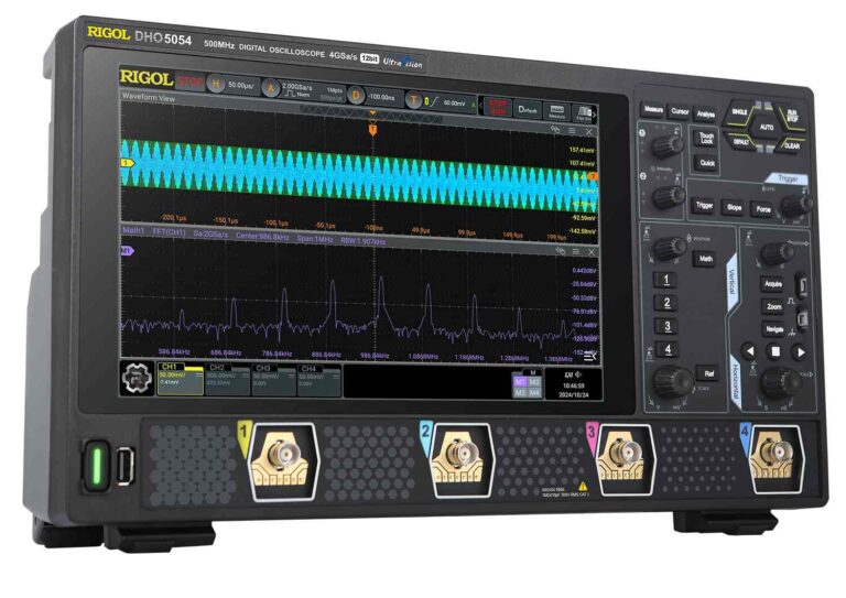 RIGOL DHO5054 12 bit, 4Ch, 500MHz, 4GSa/s High Resolution Oscilloscope