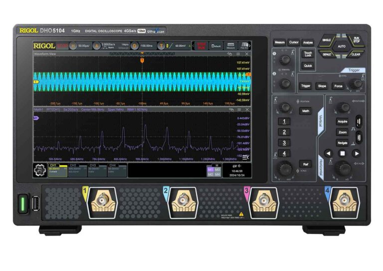 RIGOL DHO5104 12 bit, 4Ch, 1GHz, 4GSa/s High Resolution Oscilloscope