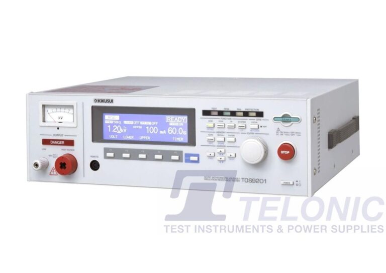 Rent Kikusui TOS9201 Electrical Safety Testers 0-5000ACV/0-6000VDC AC 0.00-110mA(200mA S/C) DC 0.00-11mA