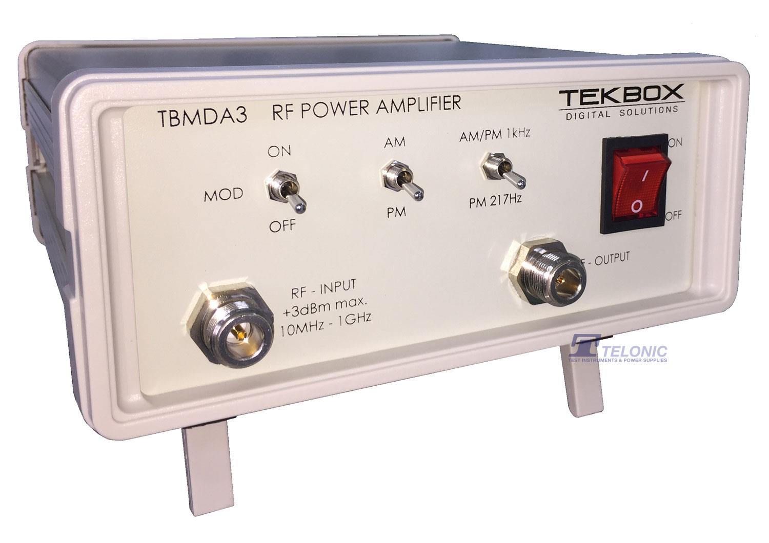 Discontinued: TEKBOX TBMDA3 Modulated Wideband Power Amplifier